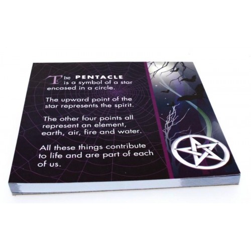 Pentacle Fridge Magnet Note Pad